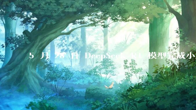 5 月 28 日 DeepSeek R1 模型完成小版本试升级并开源，具体有哪些提升？使用体验如何？